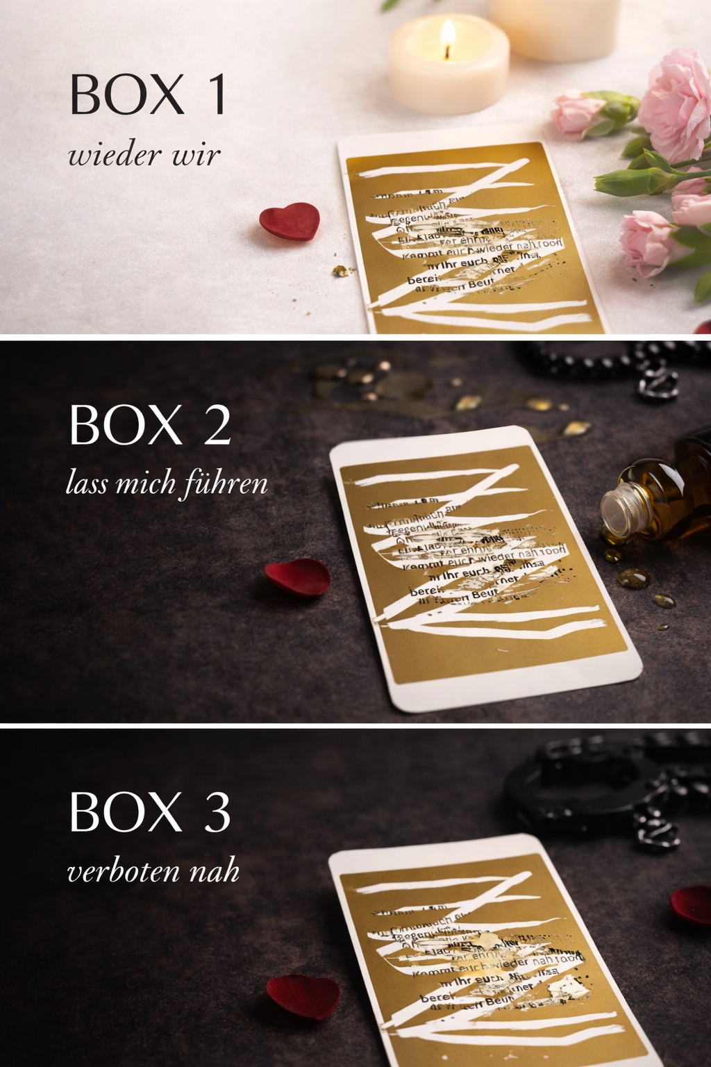 Verboten nah – Snexy Erlebnis-Box | Das intensivste Erlebnis für mutige Paare